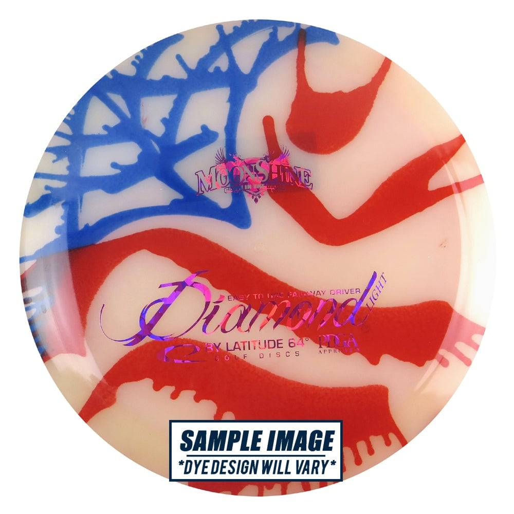 Latitude 64 Golf Discs Golf Disc 145-159g Latitude 64 MyDye Moonshine Glow Opto Diamond Fairway Driver Golf Disc