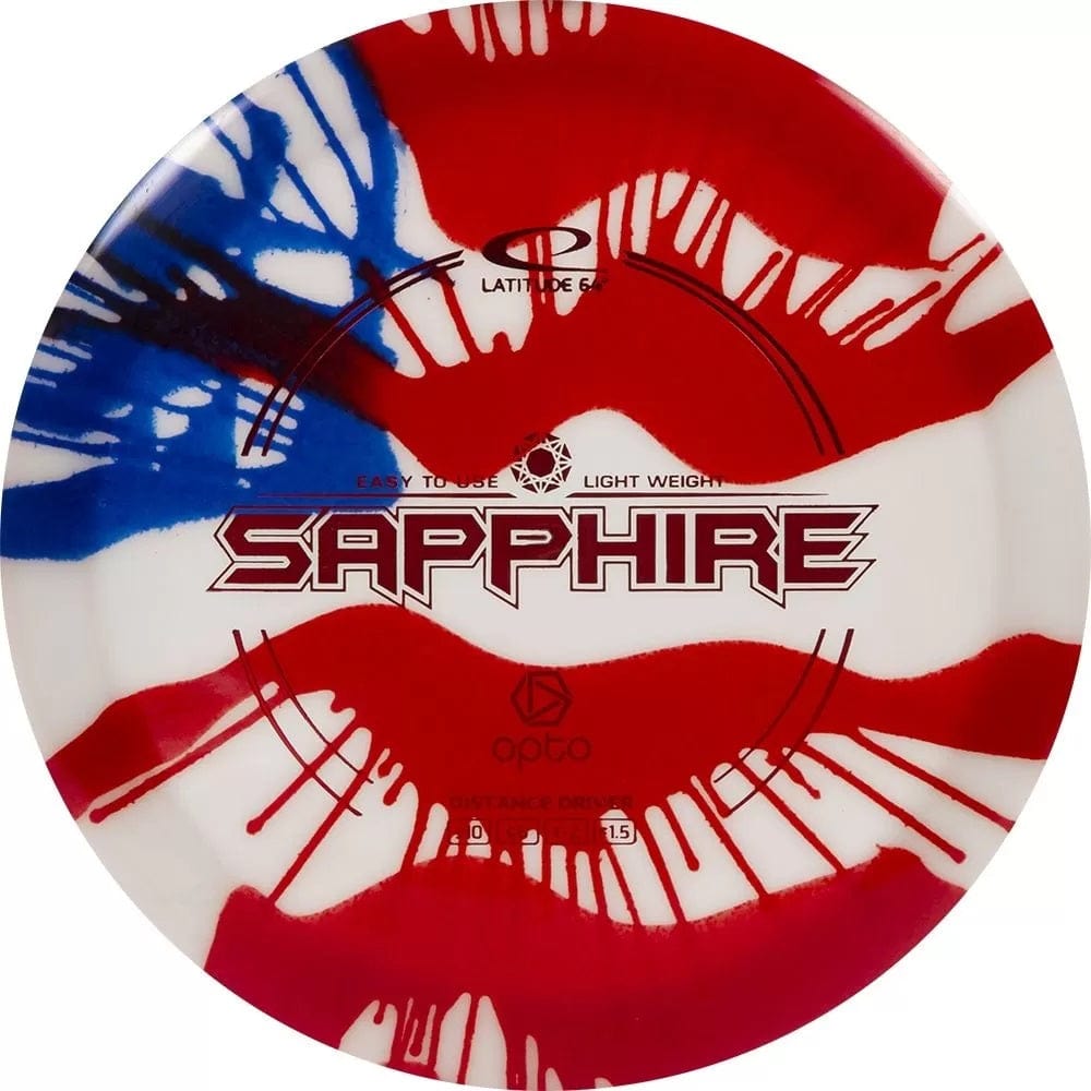 Latitude 64 Golf Discs Golf Disc Latitude 64 MyDye Opto Line Sapphire Distance Driver Golf Disc