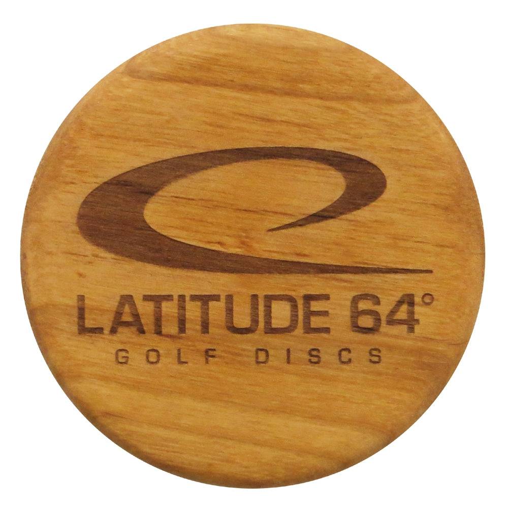 Latitude 64 Golf Discs Mini Latitude 64 Logo Alder Wood Mini Marker Disc