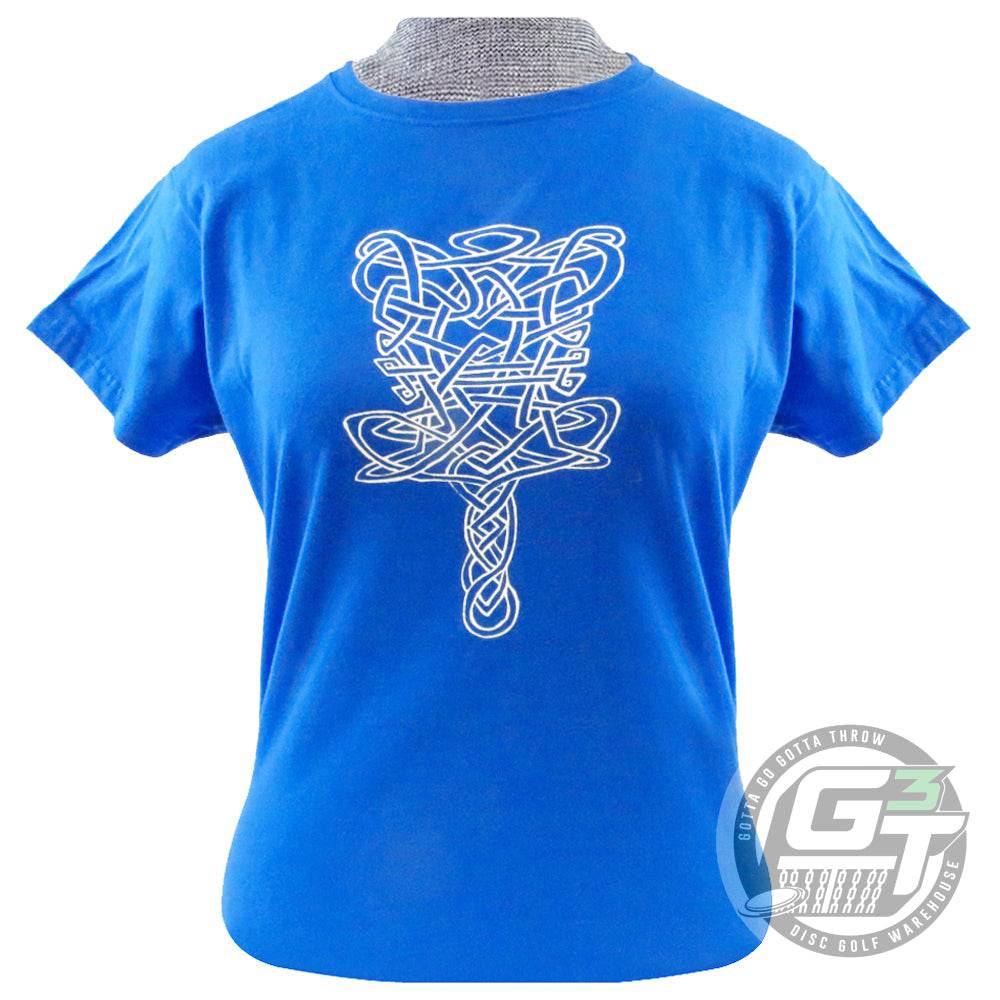 Long Tee Disc Golf Ladies Infinite Basket Short Sleeve Disc Golf T-Shirt - Gotta Go Gotta Throw