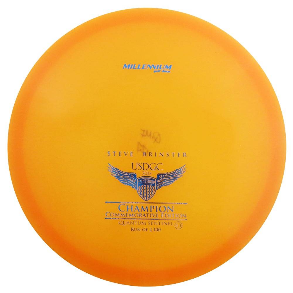 Millennium Golf Discs Golf Disc Millennium Limited Edition Signature Steve Brinster 2013 USDGC Quantum Sentinel MF Midrange Golf Disc