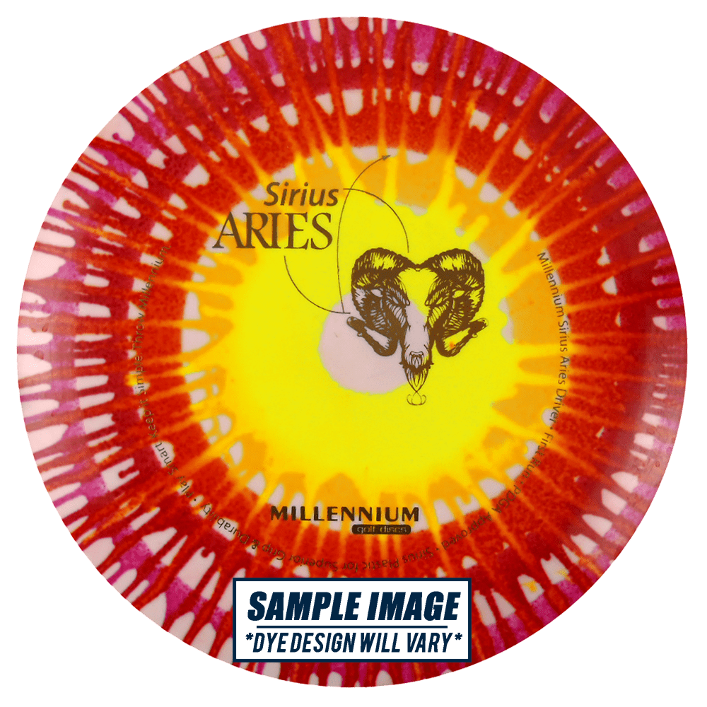 Millennium Golf Discs Golf Disc Millennium Tie-Dye Sirius Aries Distance Driver Golf Disc