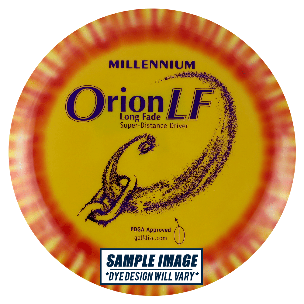 Millennium Golf Discs Golf Disc Millennium Tie-Dye Standard Orion LF Distance Driver Golf Disc