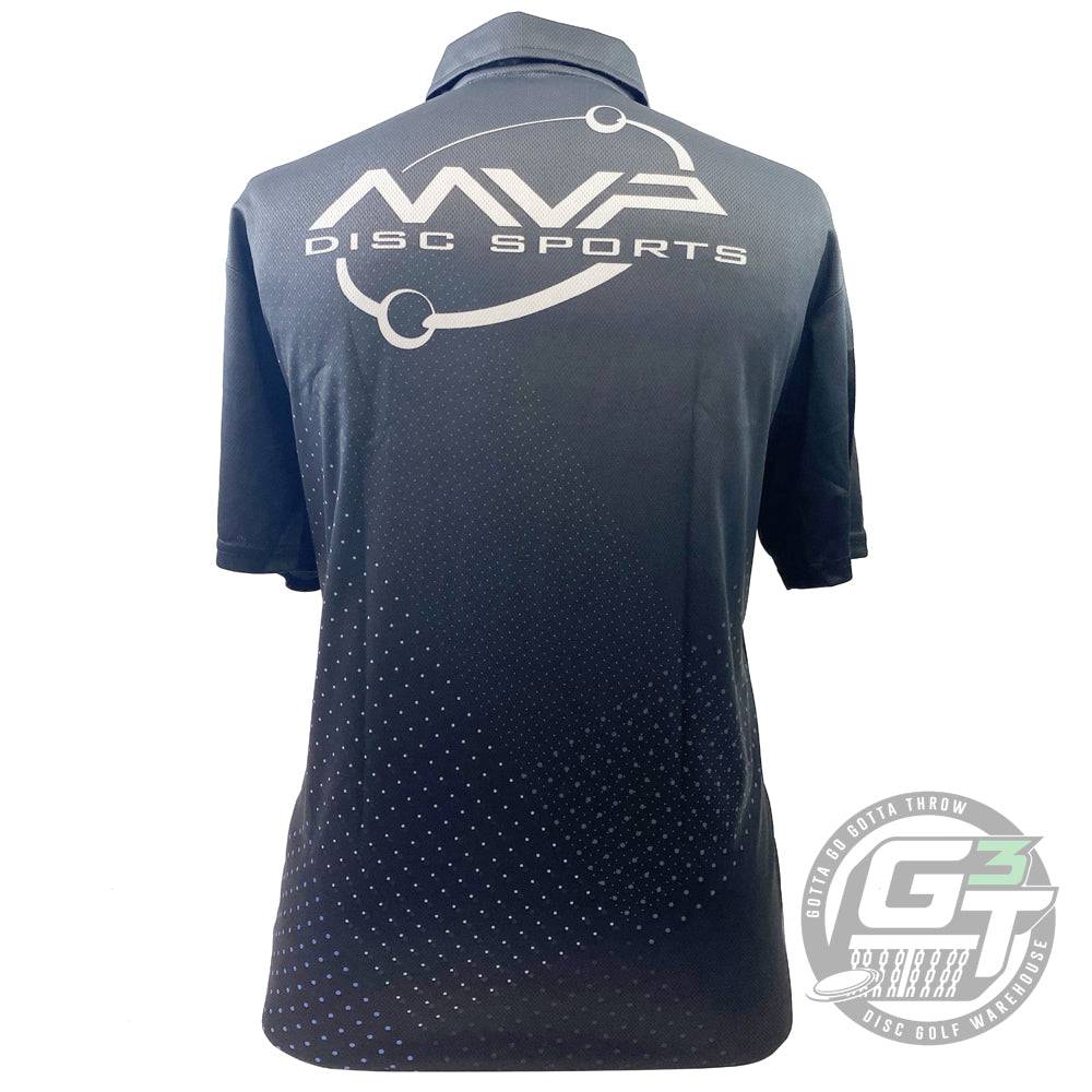 MVP Disc Sports Apparel MVP Disc Sports Dot Matrix Sublimated Short Sleeve Performance Disc Golf Polo Shirt