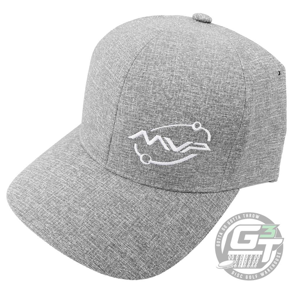 MVP Disc Sports Apparel S / M / Heather Gray MVP Disc Sports Orbit Logo Delta Carbon Flexfit Performance Disc Golf Hat