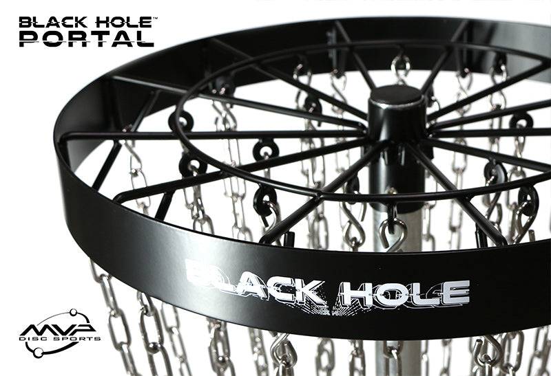 MVP Disc Sports Basket MVP Black Hole Portal 30-Chain Disc Golf Basket