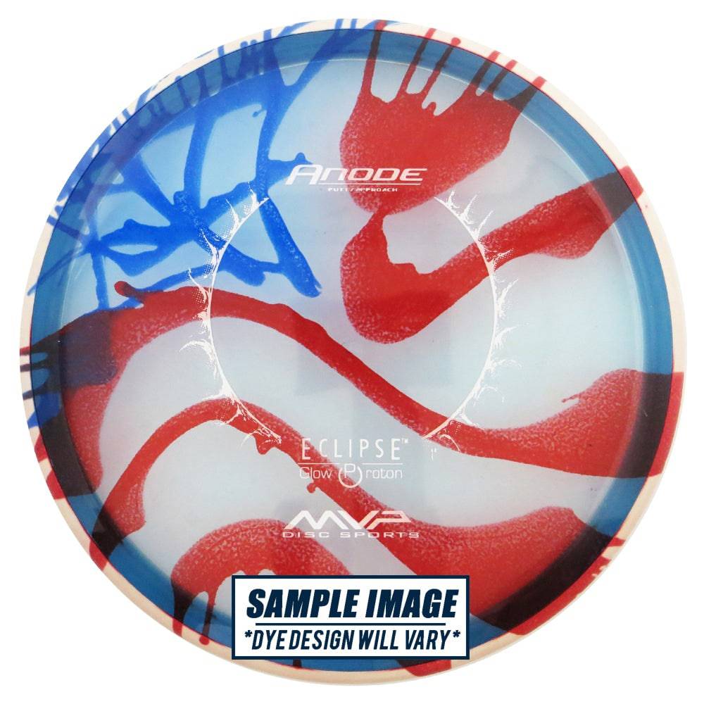 MVP Disc Sports Golf Disc MVP Tie-Dye Eclipse Glow Proton Anode Putter Golf Disc