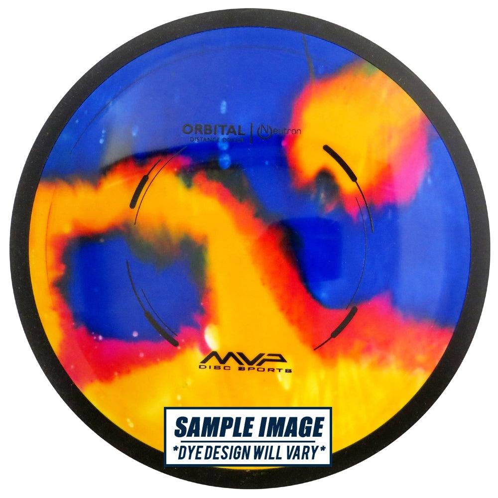 MVP Disc Sports Golf Disc MVP Tie-Dye Neutron Orbital Distance Driver Golf Disc