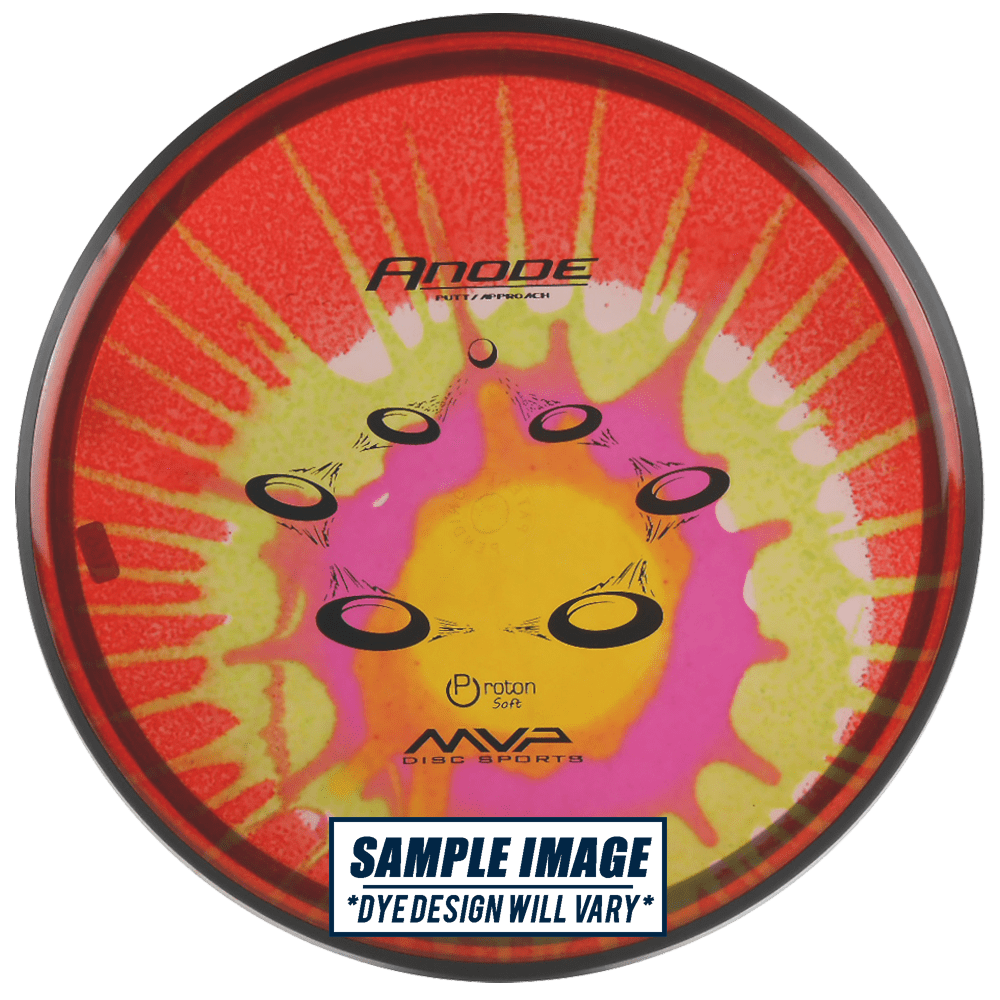 MVP Disc Sports Golf Disc MVP Tie-Dye Proton Soft Anode Putter Golf Disc