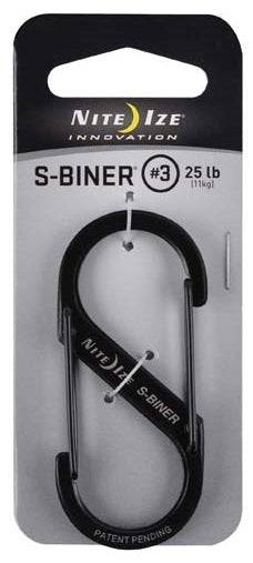 Nite Ize #3 S-Biner Stainless Steel Carabiner - 25 lb. Rating - Gotta Go Gotta Throw