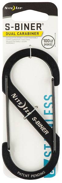 Nite Ize #5 S-Biner Stainless Steel Carabiner - 100 lb. Rating - Gotta Go Gotta Throw