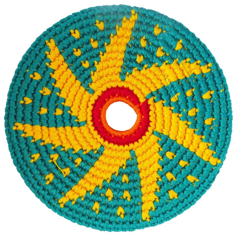 Pocket Disc Ultimate PI88 Aqua Sun Pocket Disc Indoor 7" Knit Catch Disc