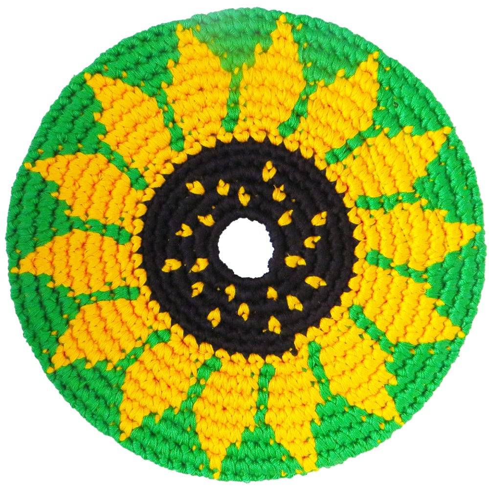 Pocket Disc Ultimate PS38 Sunflower Pocket Disc Sport 7.25" Knit Catch Disc