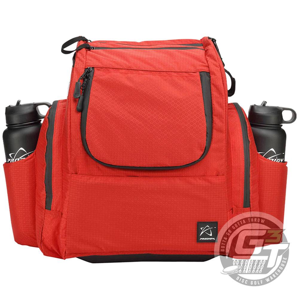 Prodigy Disc Bag Red Prodigy BP-2 V3 Backpack Disc Golf Bag