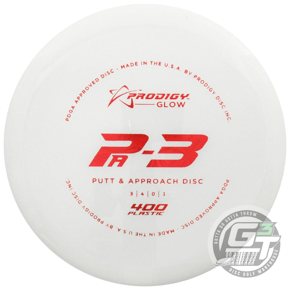 Prodigy Disc Golf Disc Prodigy 400 Glow Series PA3 Putter Golf Disc