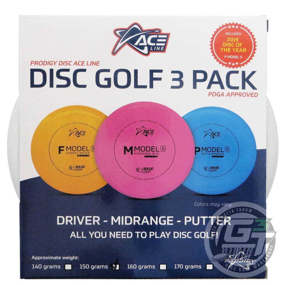 Prodigy Disc Golf Disc Prodigy Ace Line 3-Disc Beginner Disc Golf Set