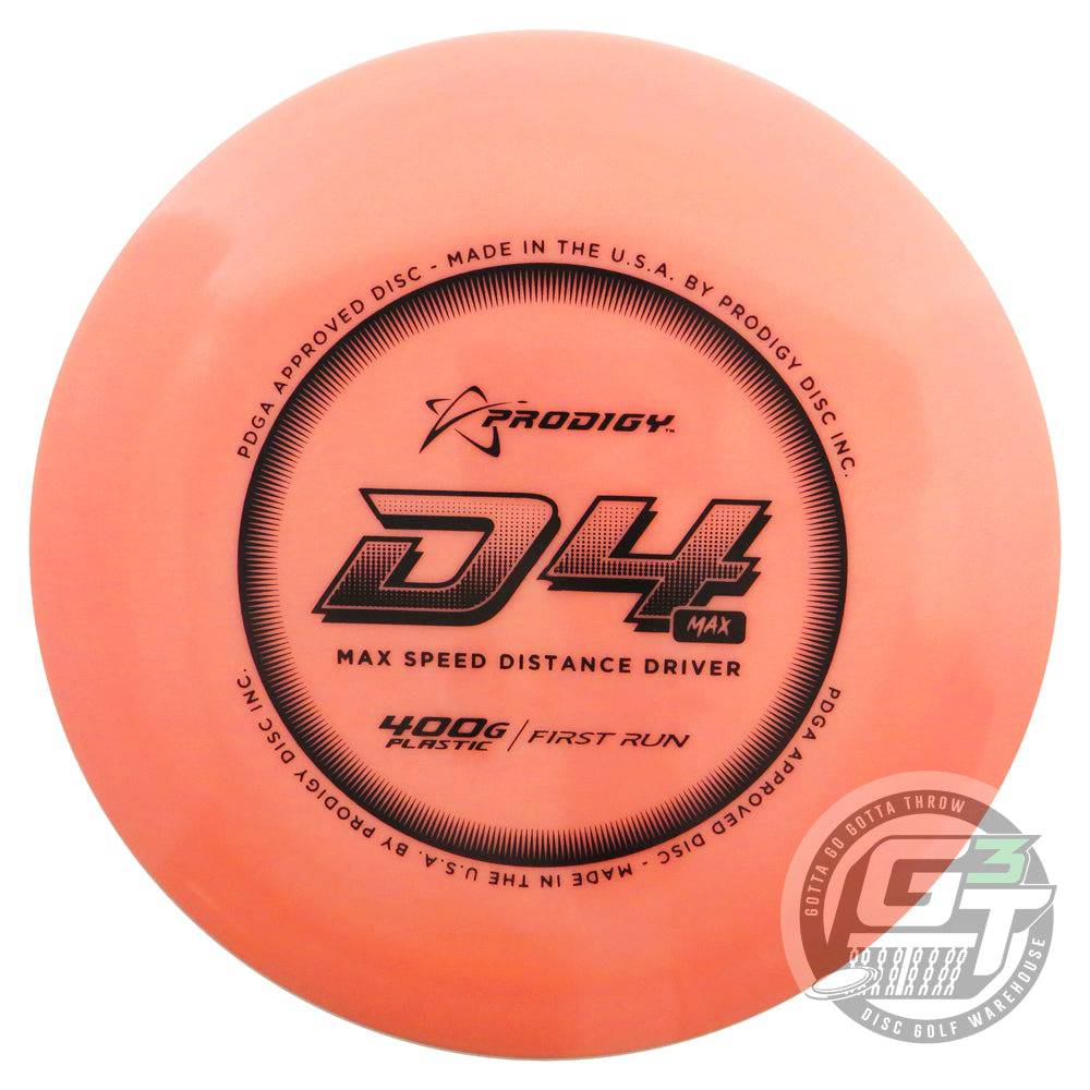 Prodigy Disc Golf Disc Prodigy First Run 400G Series D4 Max Distance Driver Golf Disc
