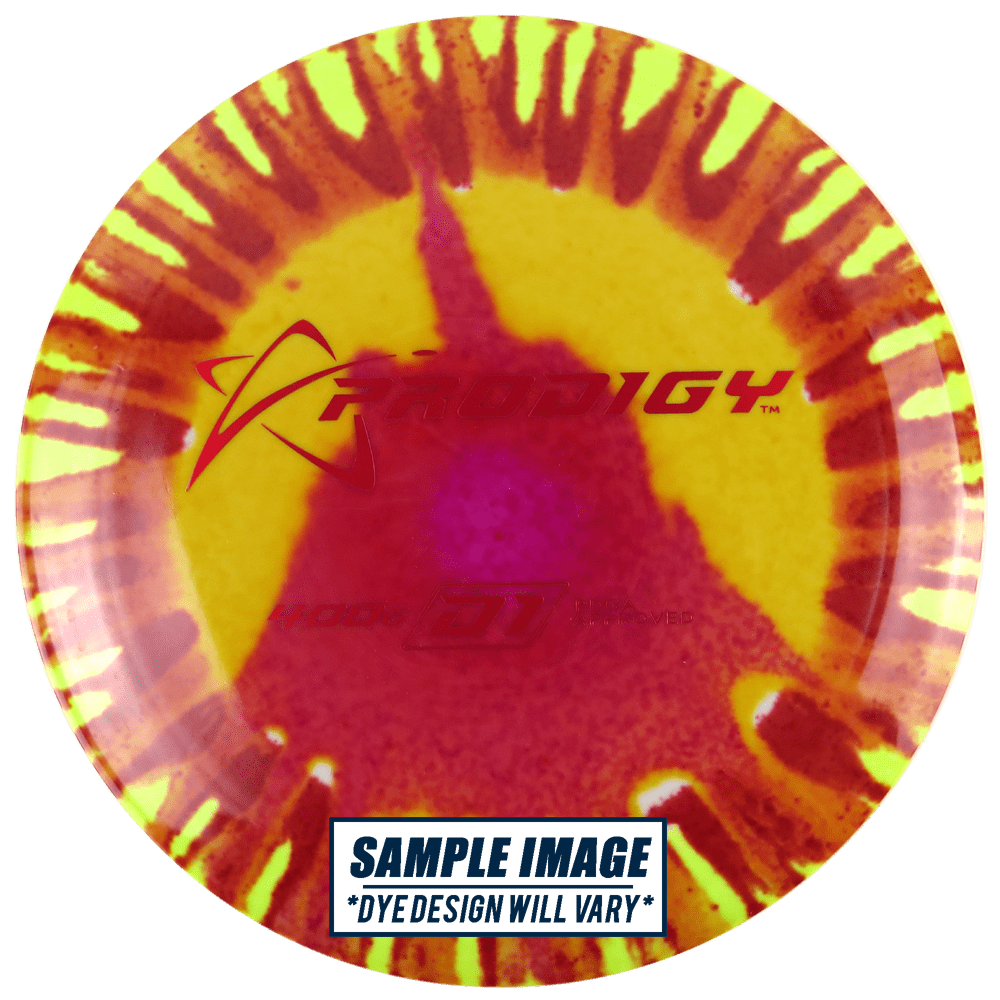 Prodigy Disc Golf Disc Prodigy Tie-Dye 400G Series D1 Distance Driver Golf Disc