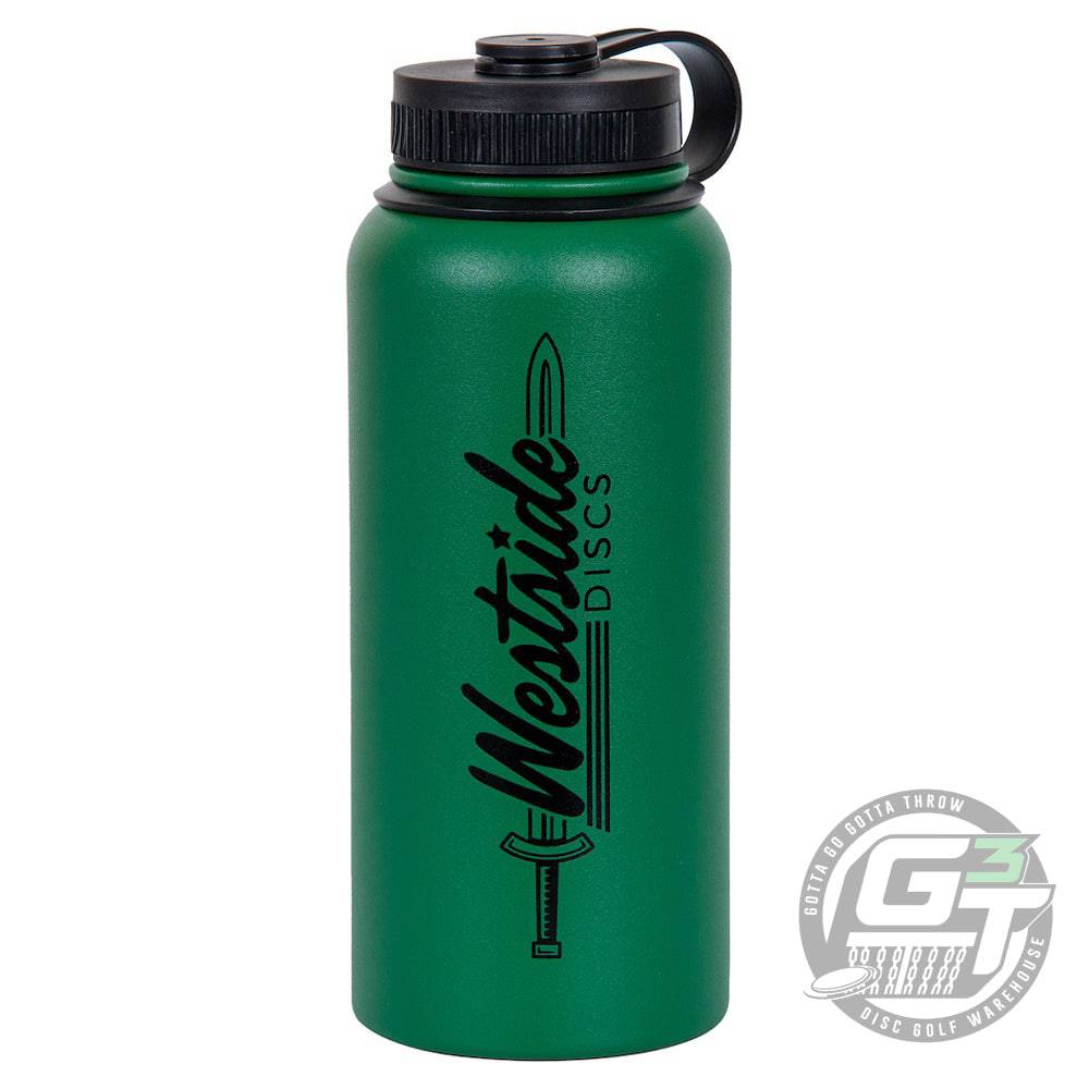 Westside Discs Accessory Green Westside Discs Logo 32 oz. Stainless Steel Insulated Water Bottle
