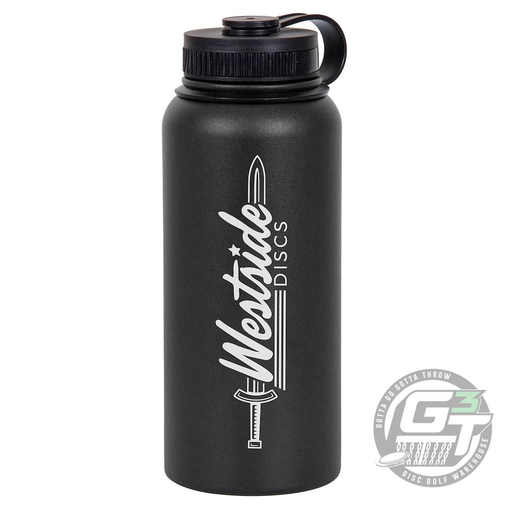 Westside Discs Accessory Black Westside Discs Logo 32 oz. Stainless Steel Insulated Water Bottle