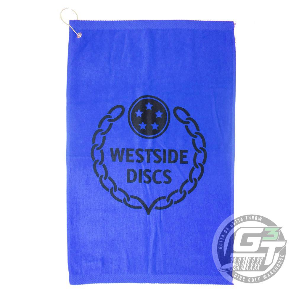 Westside Discs Accessory Royal Blue Westside Discs Logo Disc Golf Towel