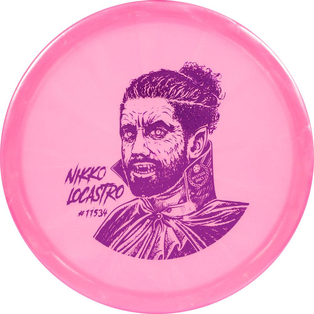 Westside Discs Golf Disc Westside Limited Edition 2020 Team Series Nikko Locastro Moonshine Glow Chameleon VIP-X Anvil Midrange Golf Disc
