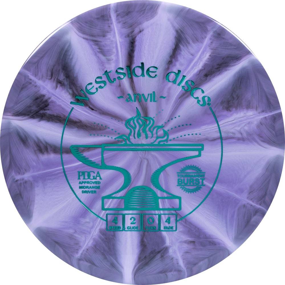 Westside Discs Golf Disc Westside Tournament Burst Anvil Midrange Golf Disc