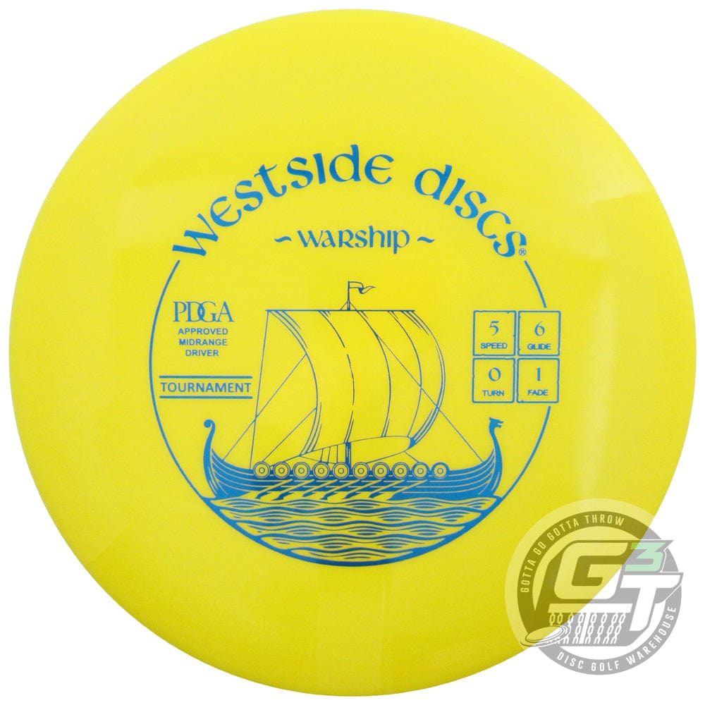 Westside Discs Golf Disc Westside Tournament Warship Midrange Golf Disc
