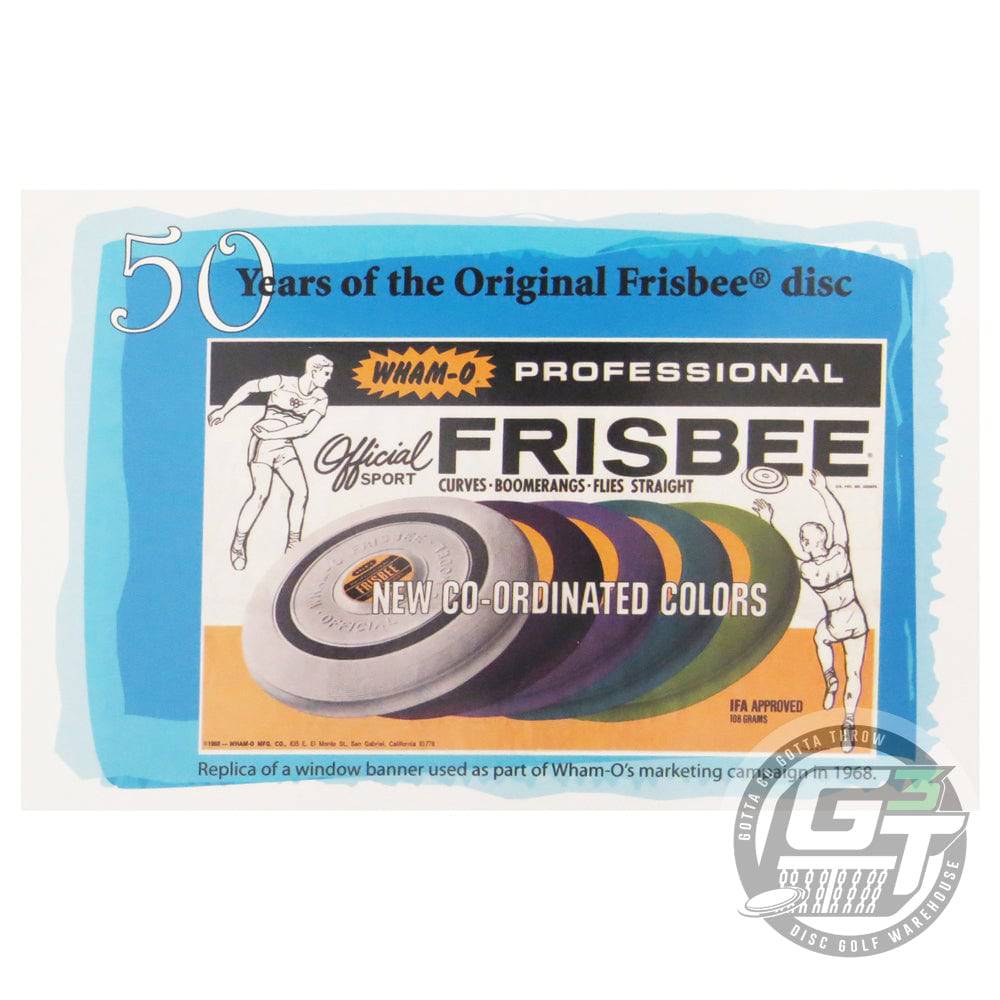 Wham-O Ultimate Gold Wham-O Limited Edition 50th Anniversary 15 Mold 110g Guts Frisbee Disc