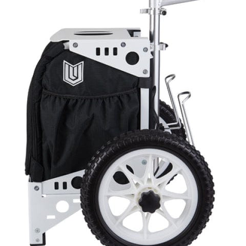 ZUCA Cart White / Black - Paul Ulibarri Logo ZUCA Paul Ulibarri Compact Disc Golf Cart