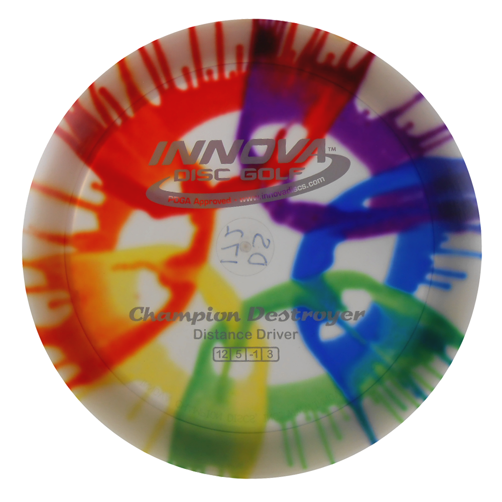 Tie-Dyed Golf Discs