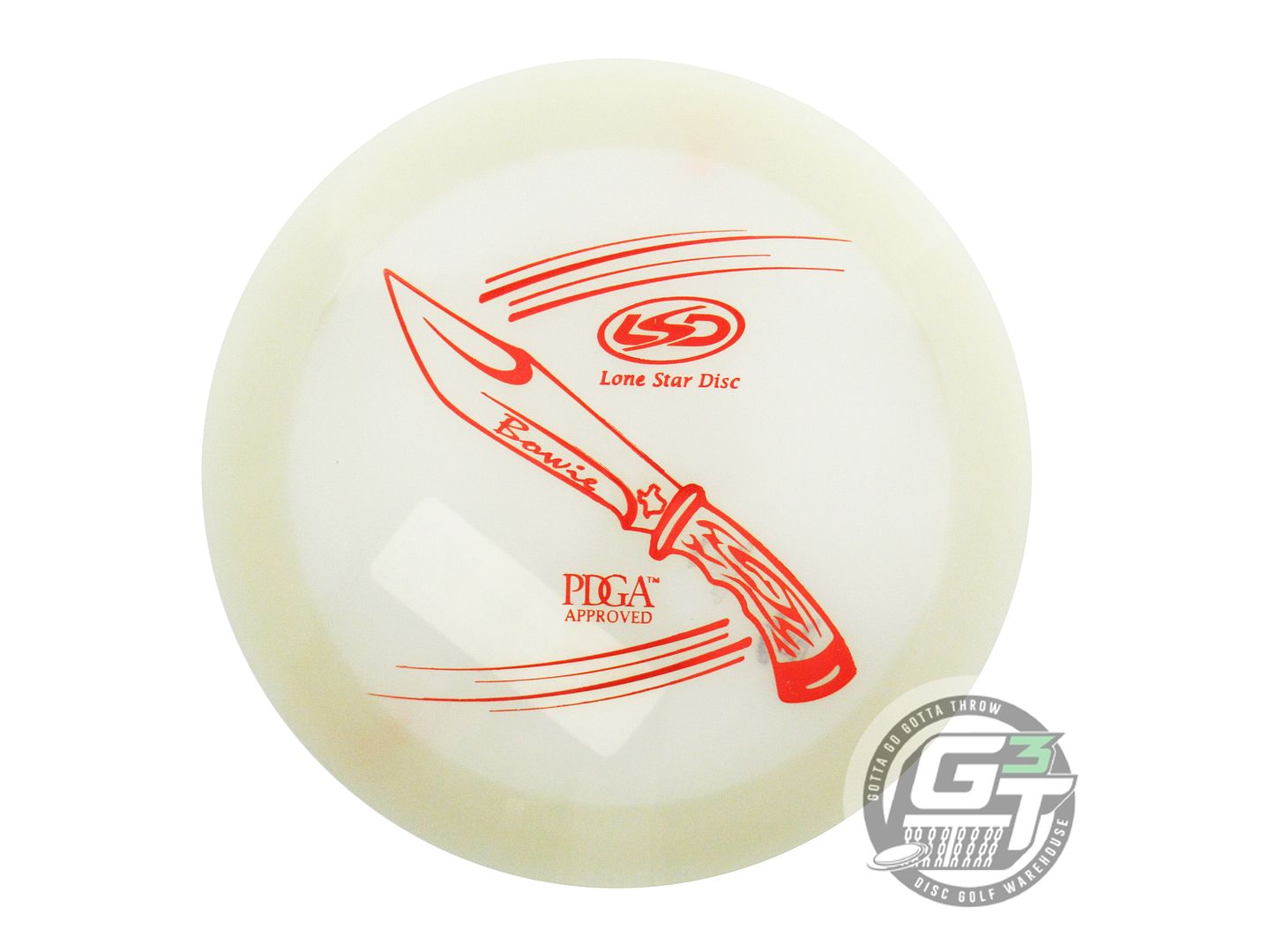 Lone Star Artist Series Glow Alpha Bowie Distance Driver Golf Disc (Individually Listed)