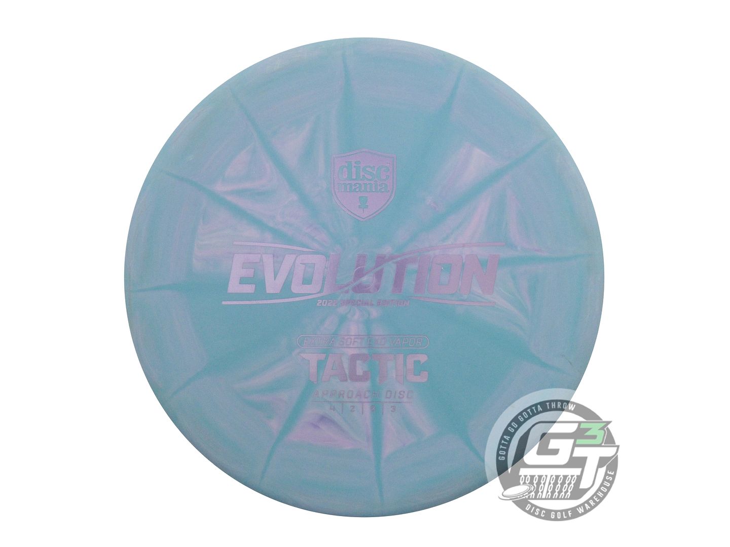 USED DiscMania [SE] EXO Extra Soft Vapor Tactic 175g Teal-Pink Putter Golf Disc