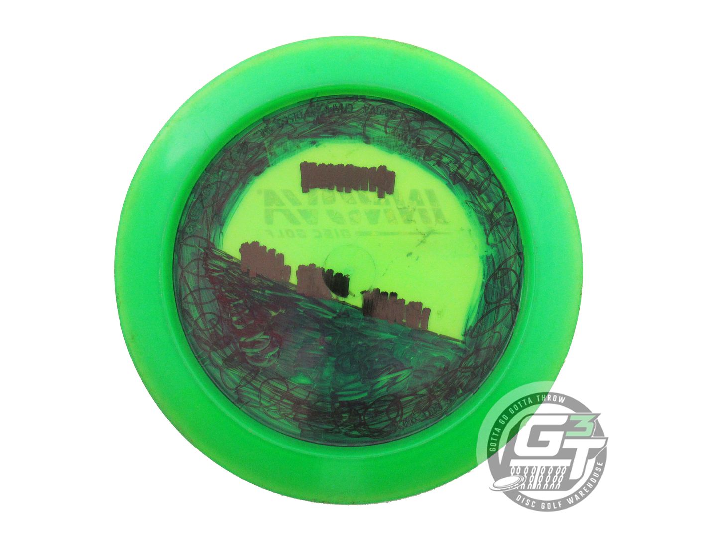 USED Innova Champion Ape 171g Green Gold Shatter Foil Distance Driver Golf Disc