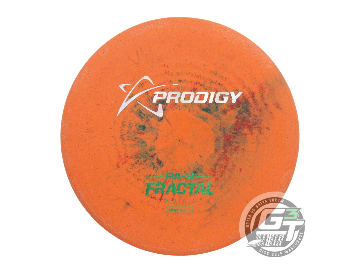 Prodigy 300 Soft Fractal PA3 Putter Golf Disc (Individually Listed)