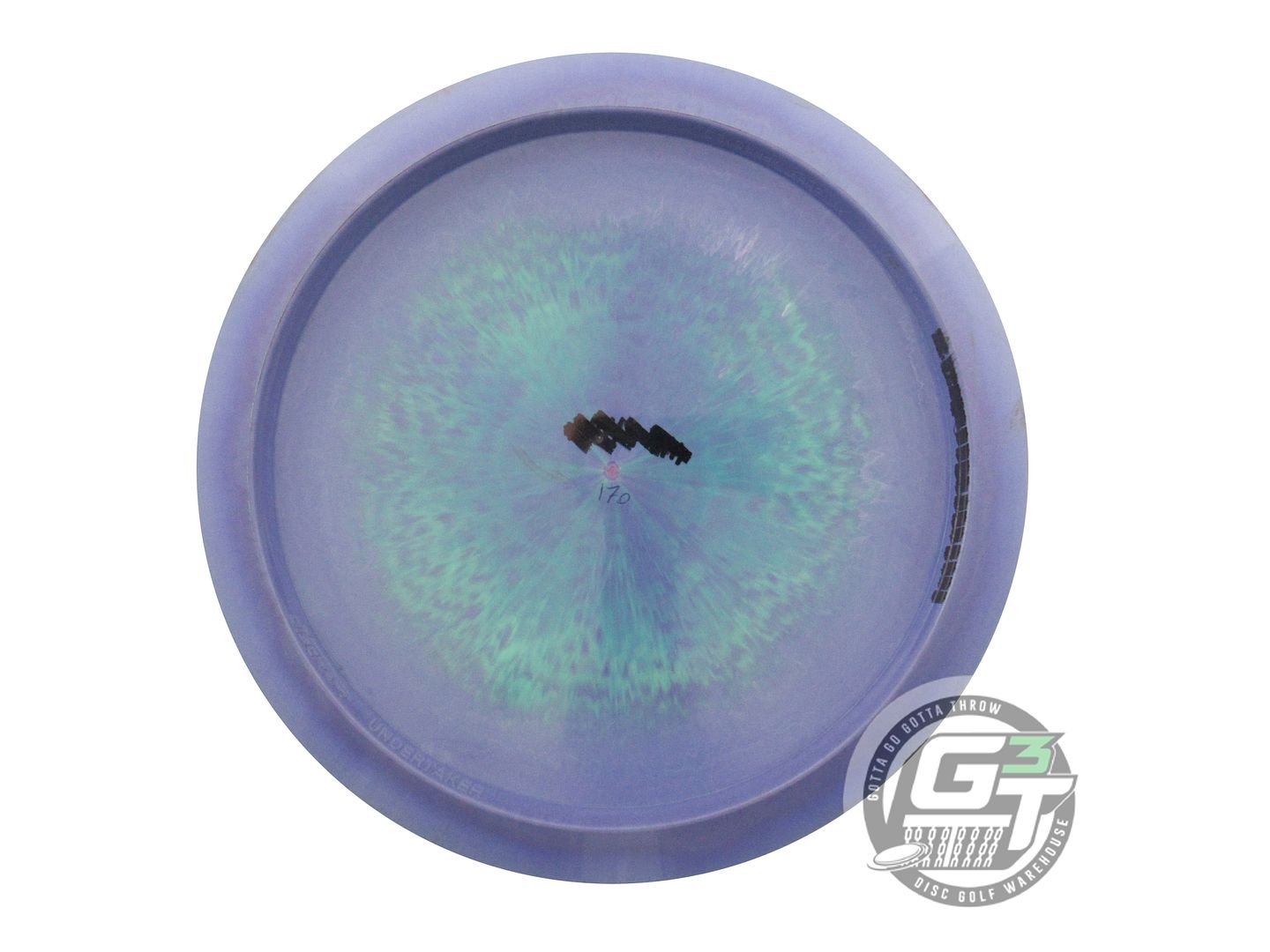 USED Discraft [McBETH] ESP Undertaker 170g Purple-Lime Magenta Foil Driver Disc