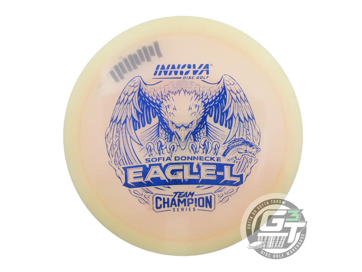 USED Innova [DONNECKE] Proto Glow Champion Eagle-L 175g Blue Shatter Driver Disc