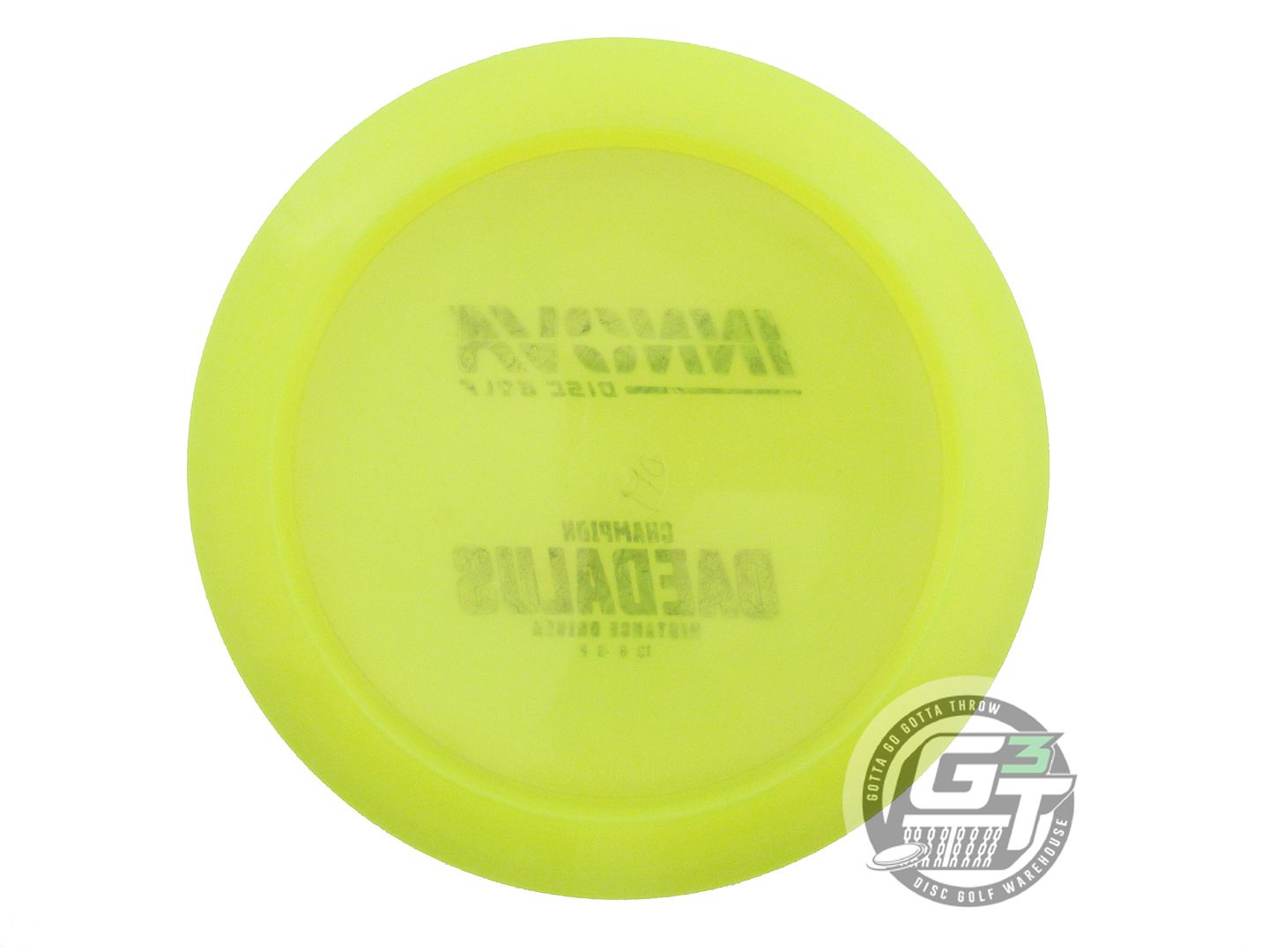 USED Innova Champion Daedalus 170g Yellow Brown Swirl Foil Distance Driver Disc