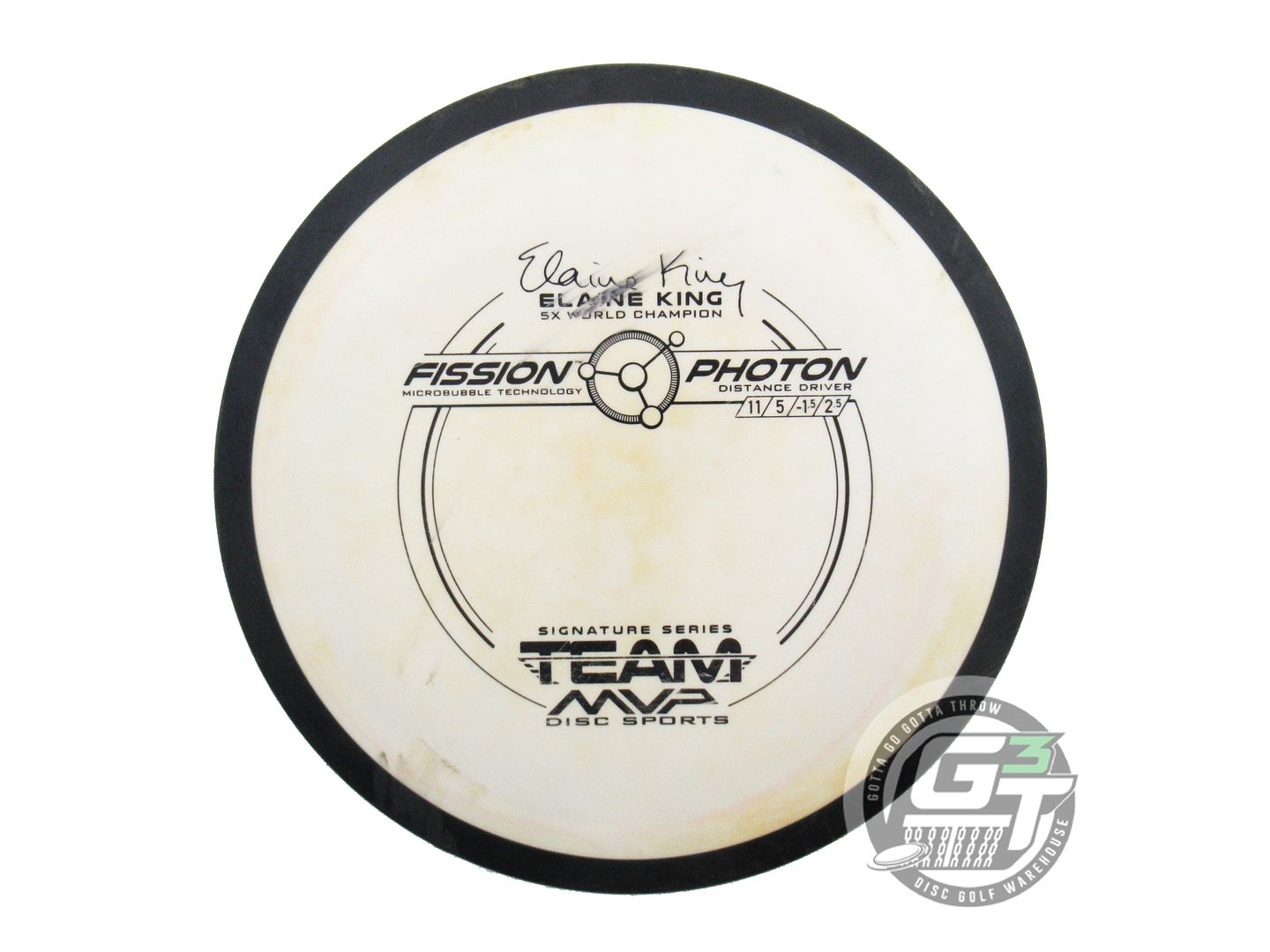 USED MVP Disc Sports [KING] Fission Photon 175g White Driver Golf Disc