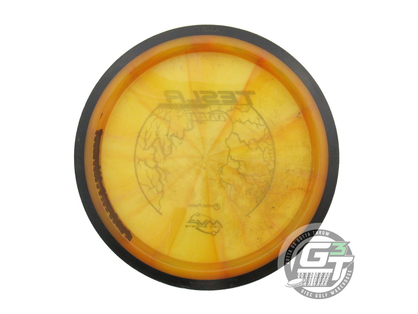 USED MVP Disc Sports Proton Tesla 170g Orange Distance Driver Golf Disc
