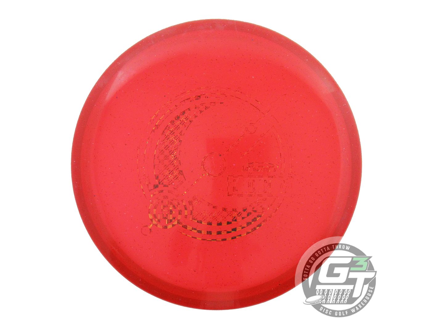USED Discraft [LEDGESTONE] Z Sparkle Luna 176g Red Checker Foil Putter Disc