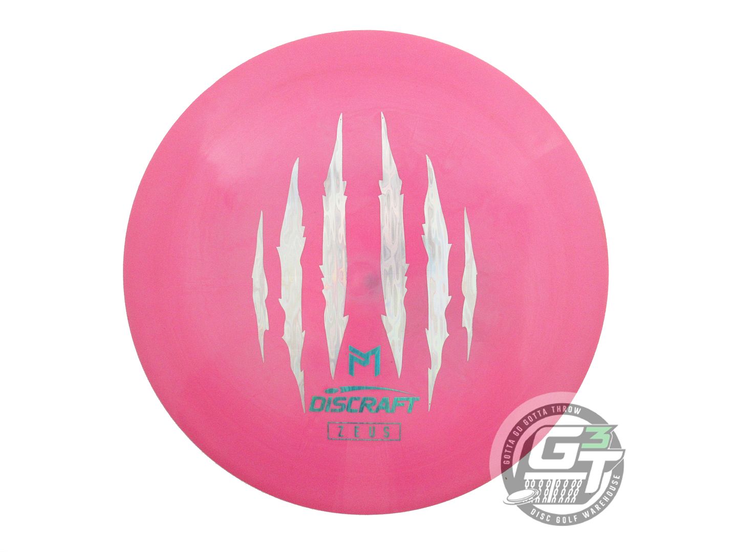 USED Discraft [McBETH] 6X CLAW ESP Zeus 174g Pink Silver Foil Driver Golf Disc