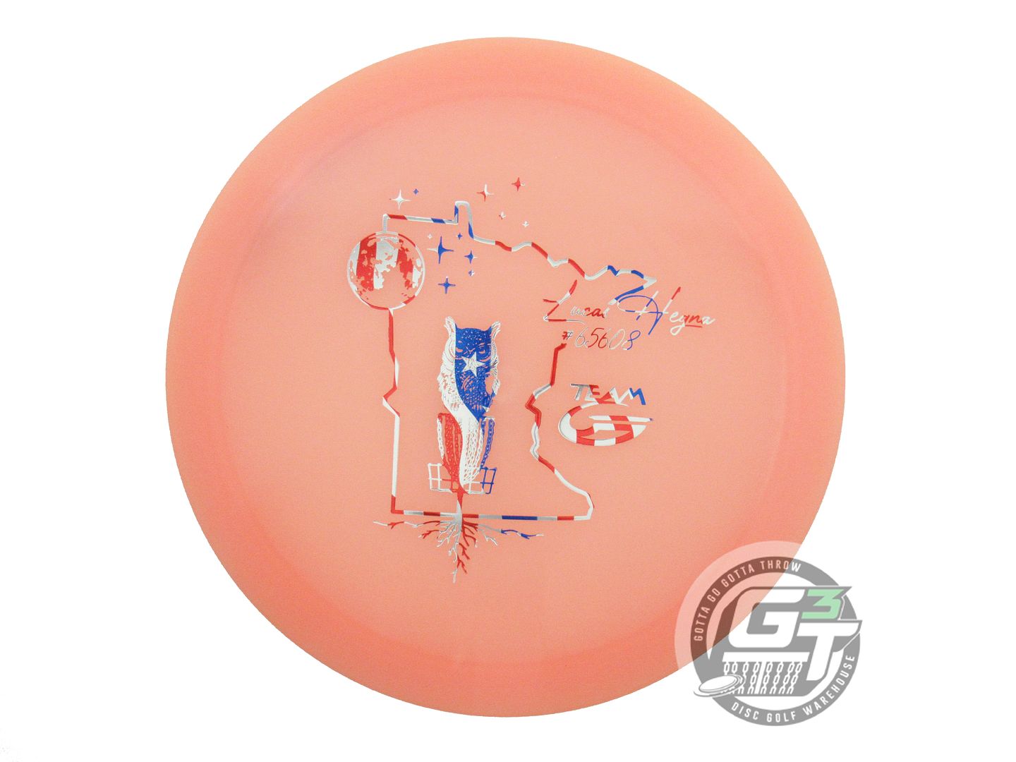 NOS Gateway Hyper-Diamond Blade 174g Peach Flag Foil Fairway Driver Golf Disc