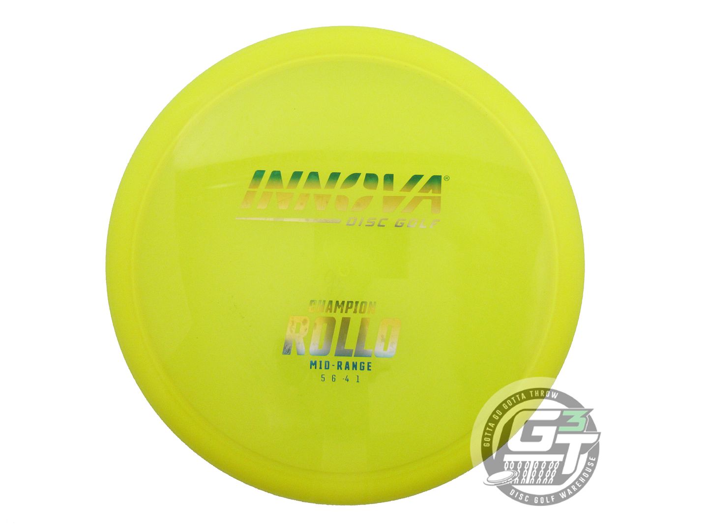 USED Innova Champion Rollo 180g Yellow Sunrise Foil Midrange Golf Disc