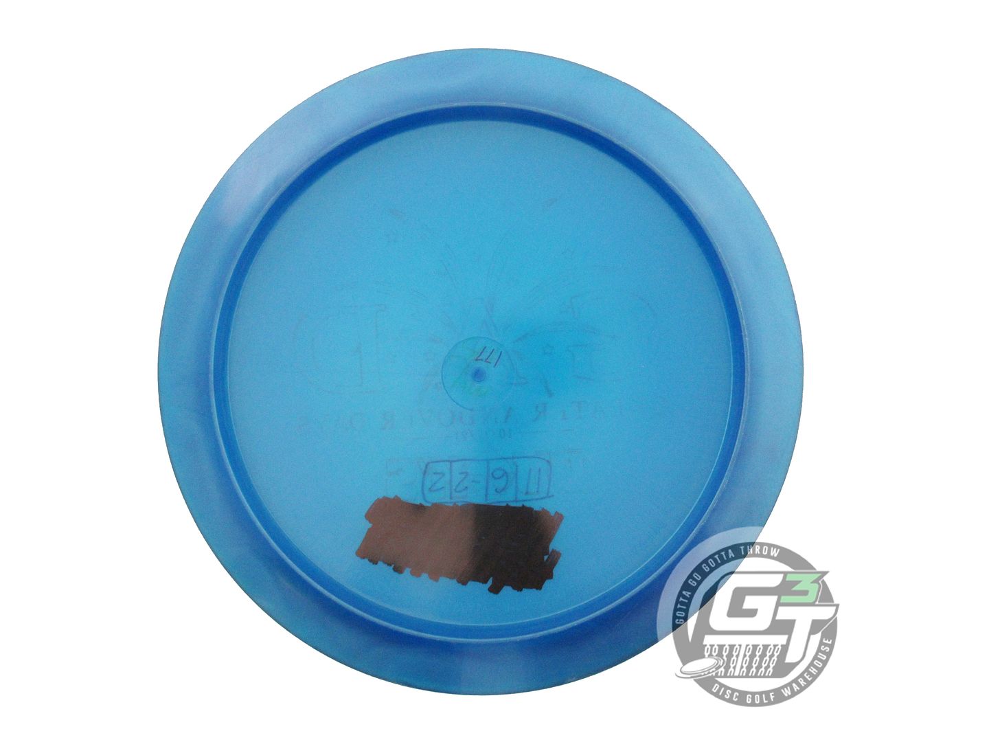 USED Innova Luster Champion Mystere 177g Blue Flag Foil Distance Driver Disc