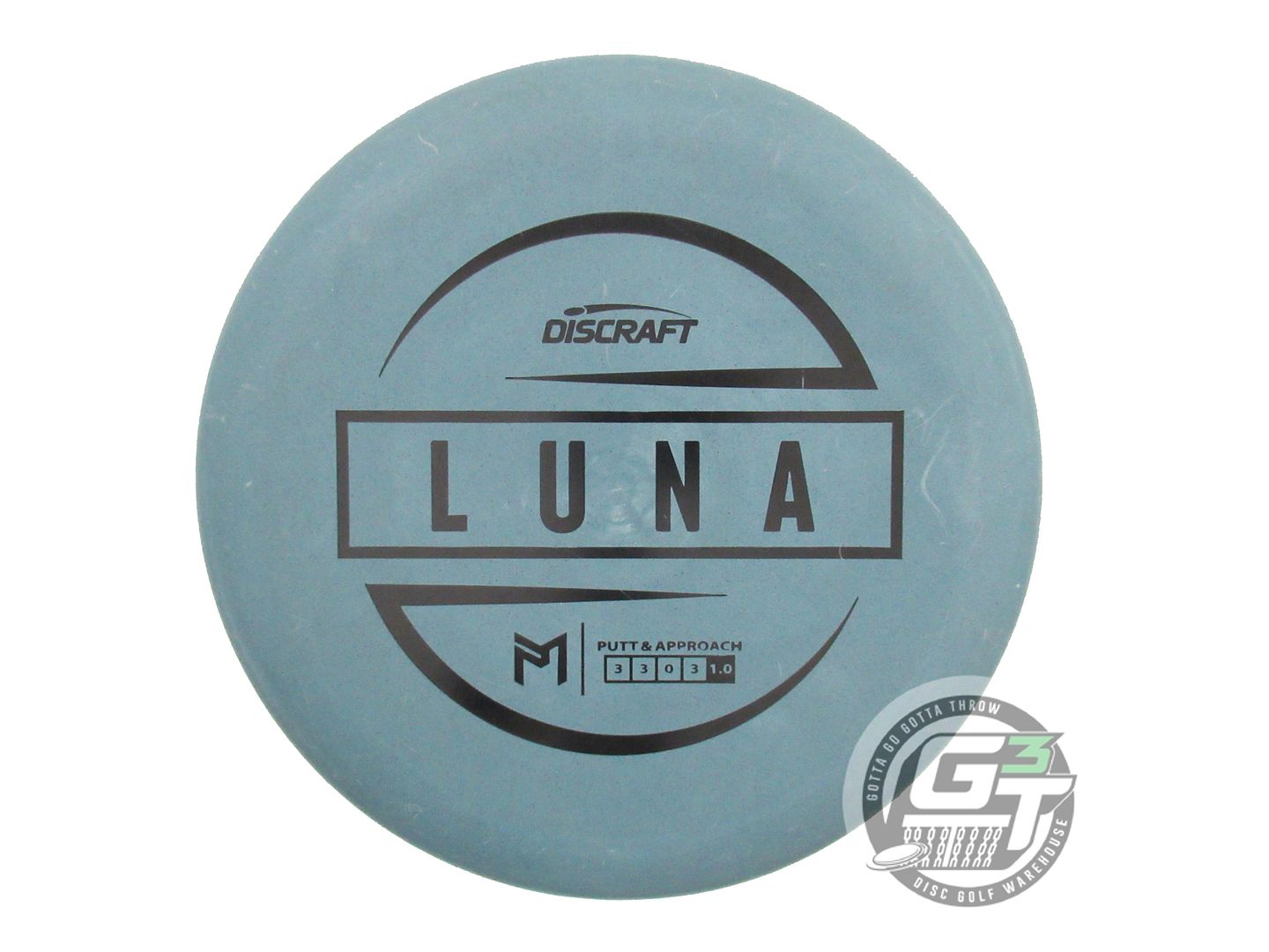 USED Discraft [McBETH] Jawbreaker Luna 174g Blue Black Stamp A Putter Golf Disc