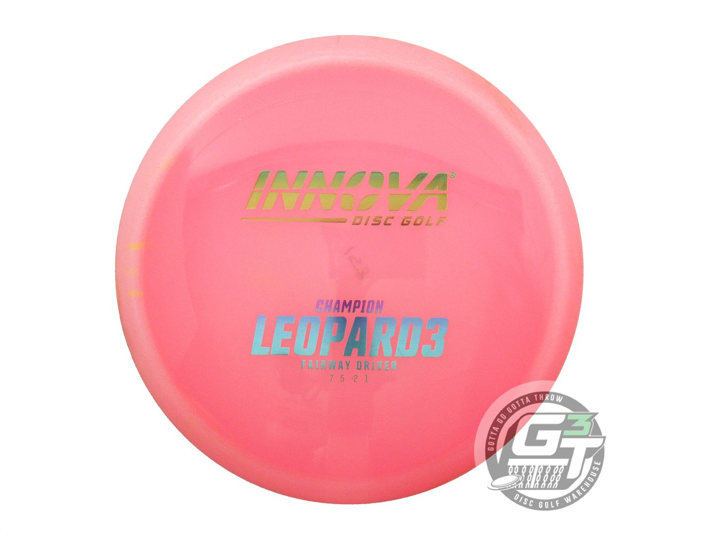 USED Innova Champion Leopard3 158g Pink Sunset Foil Fairway Driver Golf Disc