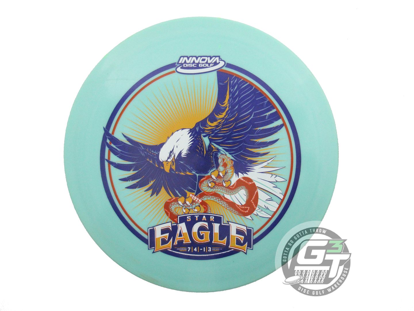 USED Innova INNfuse Star Eagle 172g Seafoam FullColor Fairway Driver Golf Disc