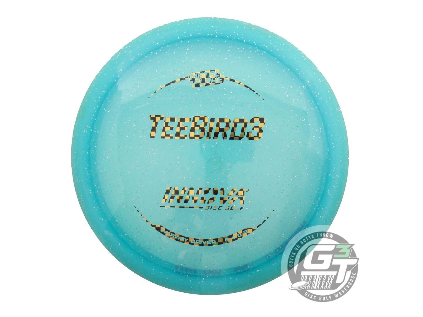 USED Innova Metal Flake Champion Teebird3 174g Teal Fairway Driver Golf Disc