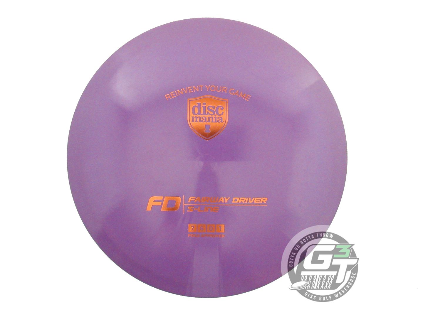 USED DiscMania S-Line FD 173g Purple Orange Foil Fairway Driver Golf Disc